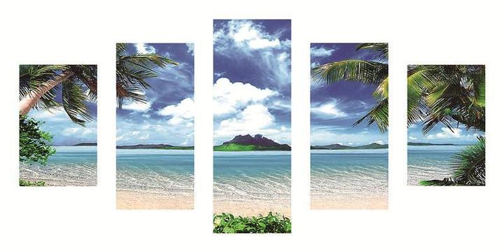 Island Diamond Painting - Five-Piece Seaside Art