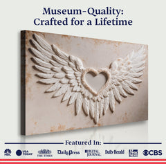 Wings of Love Abstract Wall Art II