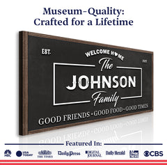Welcome Home Wall Sign